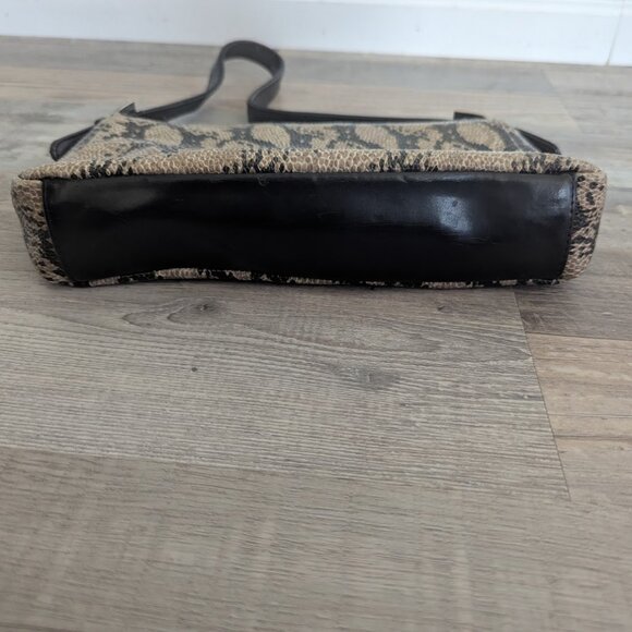 ALDO Python Print Shoulder Handbag | Textured Snakeskin Look - Picture 4 of 7